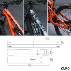 Dyedbro Kit De Protection De Cadre Camo