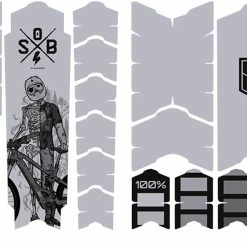 Unleazhed Unscratch Frame Film De Protection Pour Cadre - E-Bike Sons Of Battery Black Matt -Equipement Vélo Populaire Magasin 20118053 Unscratch Frame Rahmenschutzfolie E Bike Sons of Battery Black Matt 4