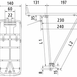 PLETSCHER ATHLETE SYSTEM Avec Porte-bagages à Pompe -Equipement Vélo Populaire Magasin 85354
