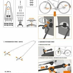 SKS Germany Jeu De Garde-boue Edge AL 46 -Equipement Vélo Populaire Magasin AB bedienungsanleitung EDGE AL 1