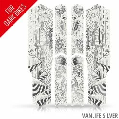 Rie:sel Design Chain:TAPE 3000 - Film De Protection De La Base De Chaîne -Equipement Vélo Populaire Magasin ChainTape 0004 Vanlife Silver artikel