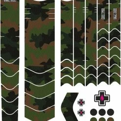 Muc-Off Protection Du Cadre Kit E-MTB 10 Muc-Off Protection Du Cadre Kit E-MTB -Equipement Vélo Populaire Magasin Muc Off Frame Protection Kit E MTB camo black green