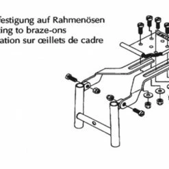 PLETSCHER Fixation Du Porte-bagages Sur L'œillet De Cadre 145mm -Equipement Vélo Populaire Magasin Pletscher BefestigungOesen 04epnzoIDgEaQX2