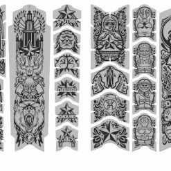 Unleazhed Unscratch Frame - Film De Protection Pour Cadre Dawei 10 Unleazhed Unscratch Frame - Film De Protection Pour Cadre Dawei -Equipement Vélo Populaire Magasin Unleazhed dawei black glossy L