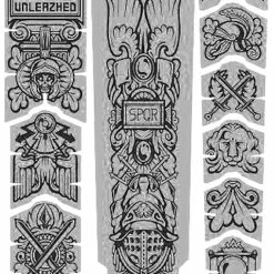 Unleazhed Unscratch Frame - Film De Protection Pour Cadre Empire -Equipement Vélo Populaire Magasin Unleazhed empire black glossy S