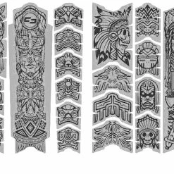 Unleazhed Unscratch Frame - Film De Protection Pour Cadre Tatanka -Equipement Vélo Populaire Magasin Unleazhed tatanka black glossy L