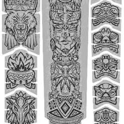 Unleazhed Unscratch Frame - Film De Protection Pour Cadre Tatanka -Equipement Vélo Populaire Magasin Unleazhed tatanka black glossy S