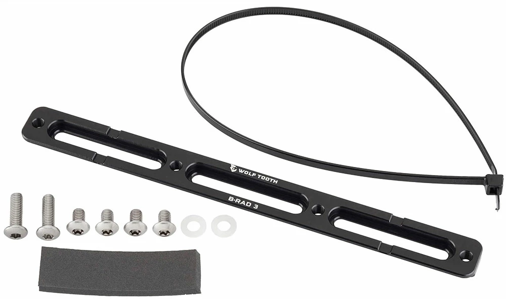 Wolf Tooth Components B-RAD 3 Slot Mounting Bases Plaque De Montage 3 Wolf Tooth Components B-RAD 3 Slot Mounting Bases Plaque De Montage