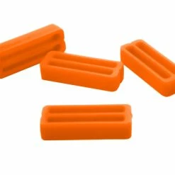 Fixplus Strapkeeper Pour Bande De Fixation De Strap (pack De 4) -Equipement Vélo Populaire Magasin fixplus Strapkeeper fur Strap Befestigungsband 4 er Pack orange