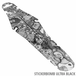 Rie:sel Design Rit:ze - Garde-boue De Selle 10 Rie:sel Design Rit:ze - Garde-boue De Selle -Equipement Vélo Populaire Magasin riesel design ritze sattel mudguard stickerbomb ultra black