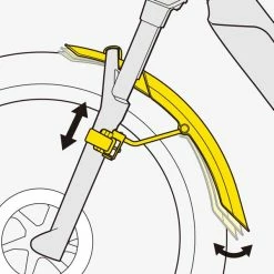 Topeak Garde-boue Avant TetraFender M1 -Equipement Vélo Populaire Magasin topeak mudguard TC9660 20110624 TetraFender M1 Vorderradschutzblech 5