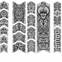 Unleazhed Unscratch Frame Film De Protection Pour Cadre - Dawei Black Matt -Equipement Vélo Populaire Magasin unleazhed 20117758 Unscratch Frame Rahmenschutzfolie Dawei Black Matt 5