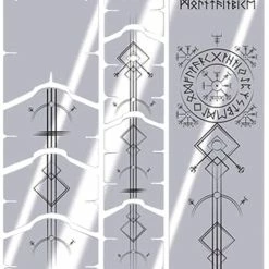 Unleazhed Unscratch Frame Film De Protection Pour Cadre - Runes Of Shred Black Glossy -Equipement Vélo Populaire Magasin unleazhed 20117769 Unscratch Frame Rahmenschutzfolie Runes of Shred Black Glossy 3