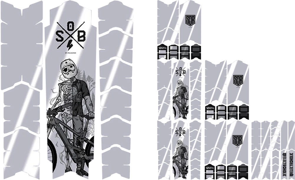 Unleazhed Unscratch Frame Film De Protection Pour Cadre - E-Bike Sons Of Battery Black Glossy 3 Unleazhed Unscratch Frame Film De Protection Pour Cadre - E-Bike Sons Of Battery Black Glossy