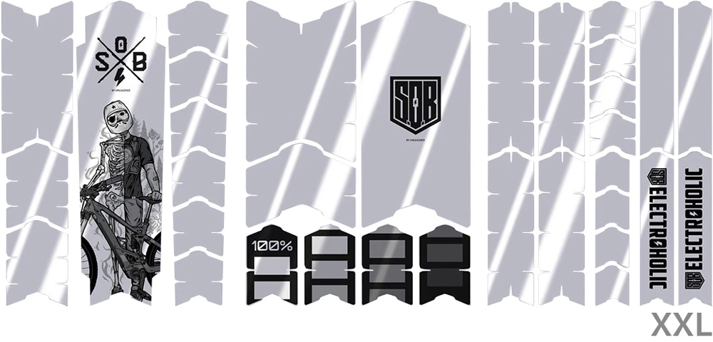 Unleazhed Unscratch Frame Film De Protection Pour Cadre - E-Bike Sons Of Battery Black Glossy 7 Unleazhed Unscratch Frame Film De Protection Pour Cadre - E-Bike Sons Of Battery Black Glossy – Image 5